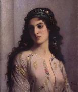 Charles Landelle Jewish Girl in Tangiers France oil painting artist